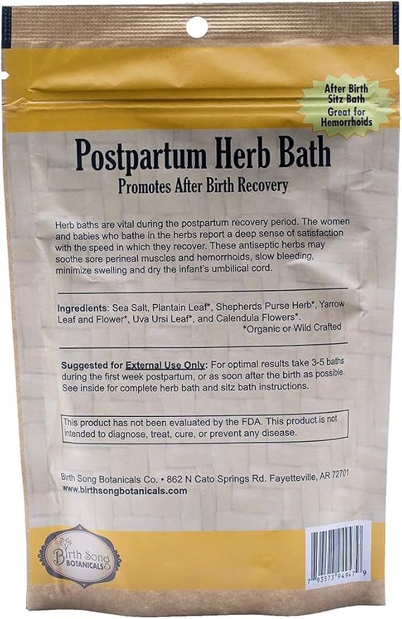 Birth Song Botanicals Postpartum Herb Bath 3PK - Image 2