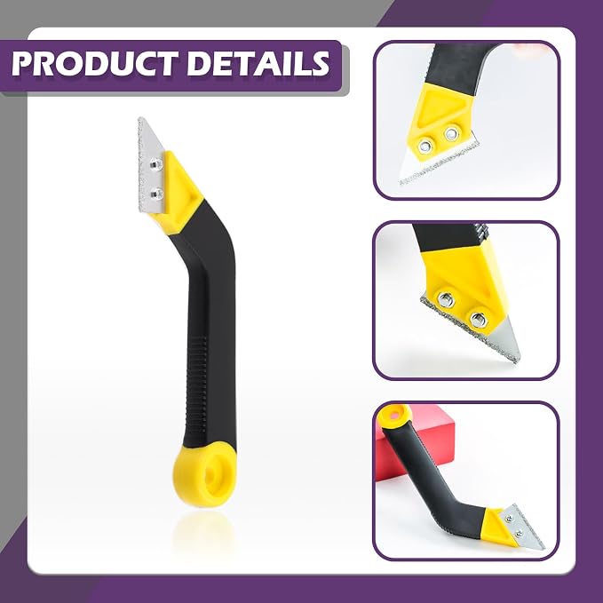 Swpeet 7Pcs Grout Removal Tool and Tile Grout Saw Angled Grout Saw - Image 7