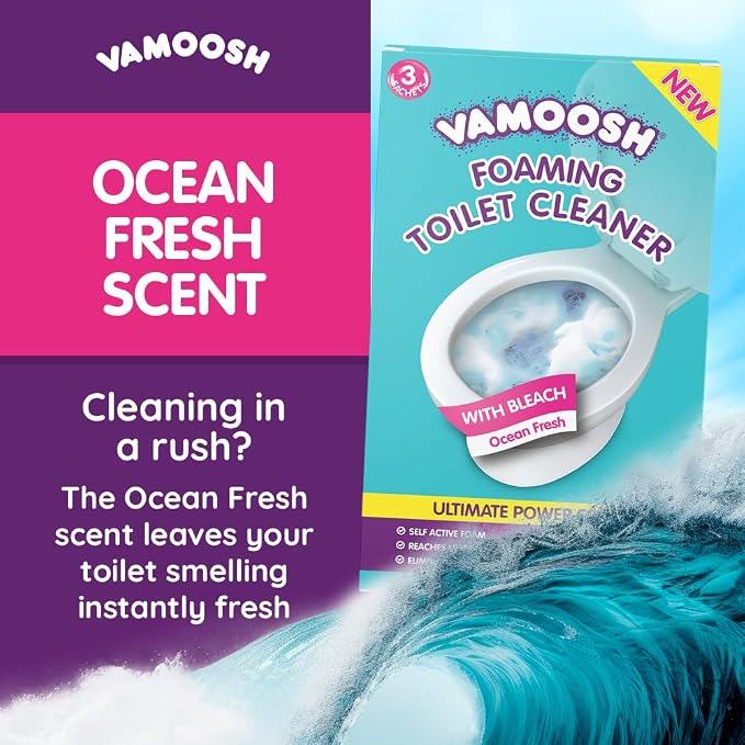 Vamoosh 6-in-1 Toilet Foaming Cleaner | Fast Foaming Action | Stays Active - Image 6