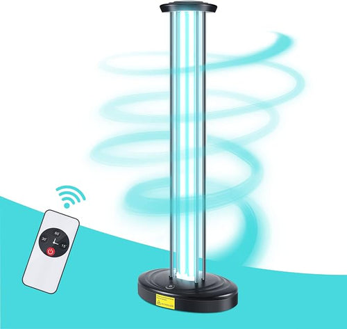 100W UV Light with Ozone, 3-Gear Timer & Remote Control, Home Purification by JTAPUREProfessionalUVpurification