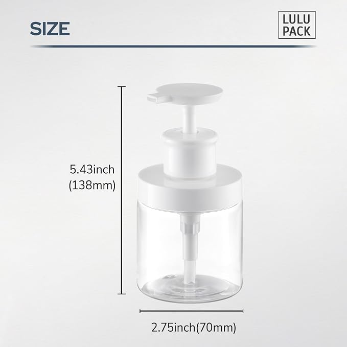 Pump Bottle Dispenser for Soap:8 oz Shampoo Container for Travel Conditioner - Image 7
