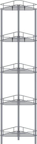 5 Tier Floor Standing Corner Shower Caddy Organizer Shelf by HuggieGems