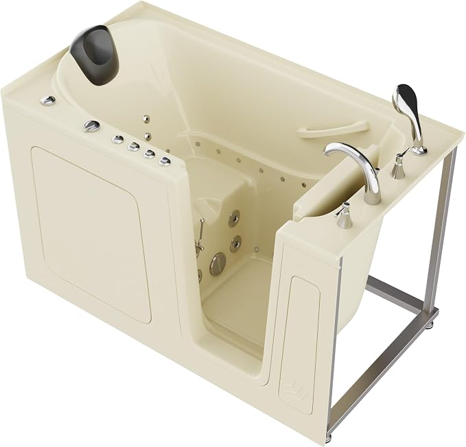 ANZZI Tubs Series Right Drain Quick Fill Walk-In Whirlpool and Air Tub - Image 8