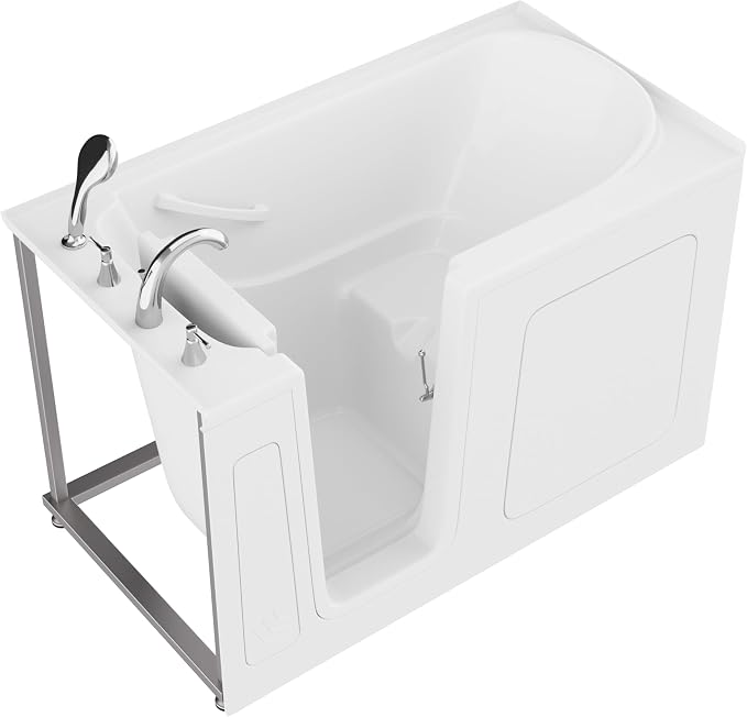 ANZZI Tubs Series Slip Resistant Textured Flooring Left Drain Quick Fill by ANZZI