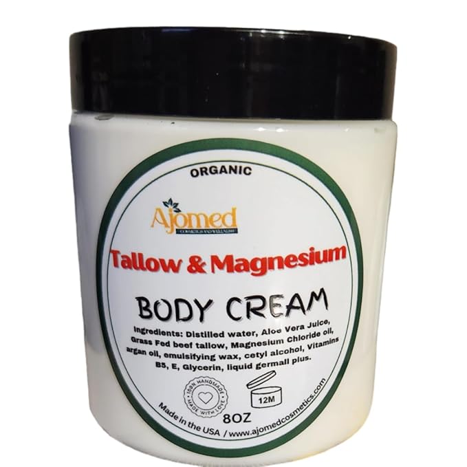 Beef Tallow & Magnesium Body butter by AJOMEDCOSMETICSANDWELLNESS
