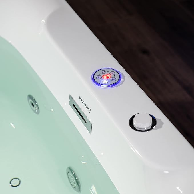 WOODBRIDGE 72" x 35-3/8" Whirlpool Water Jetted and Air Bubble Freestanding - Image 7
