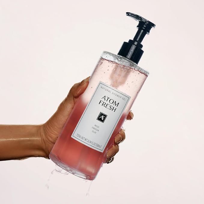 Atom Fresh Fine Fragrance Body Wash – Rose Freesia Oud Scent | Gentle - Image 7