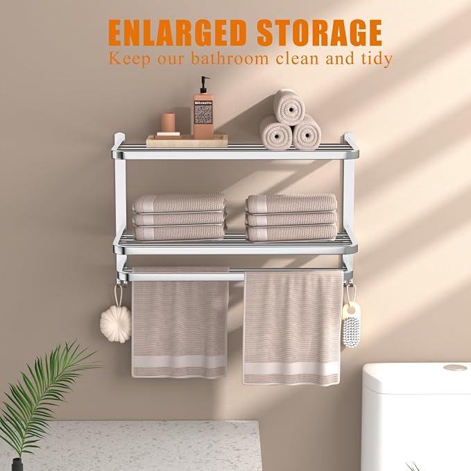 Generic NICETAKU 23inch 3-Tier Towel Racks - Image 4