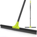 Floor Squeegee Heavy Duty, 24” Rubber Foam Water Scraper Broom, Epoxy Wiper Mop by TidyBliss