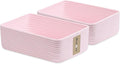 Large Shallow Organizing Baskets 15x11x5.1 Inches by MiniArkStorageBasketsHome
