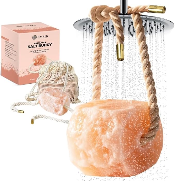 UMAID Himalayan Bath Salt Buddy™ 4 lb Hanging Himalayan Rock Salt by UMAID
