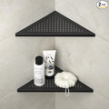 Corner Shower Shelves, Grout in Shelf by Bernkot