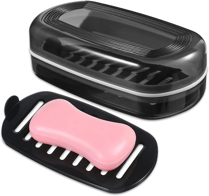 Shampoo Bar and Conditioner Holder Travel Case Shampoo Bar Holder Bars Soap by Unknown