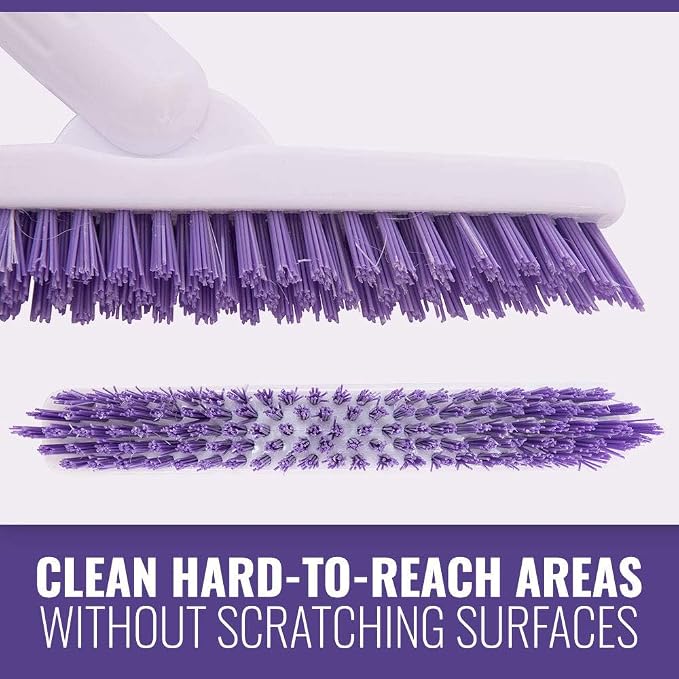 Fuller Brush E‑Z Scrubber Replacement Head – 9" V‑Trim Tile & Grout Brush Head - Image 7
