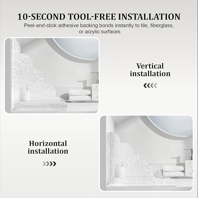 2 PCS Shower Splash Guard for Tub Corner, Self-Adhesive Shower Guards to Keep - Image 4