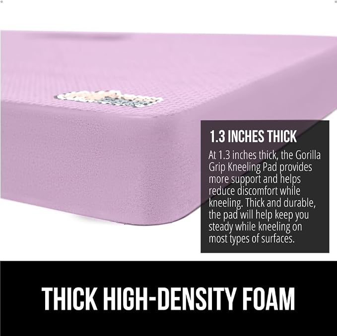 GORILLA GRIP Extra Thick Patent Pending Soft Foam Kneeling Pad, Supportive - Image 3