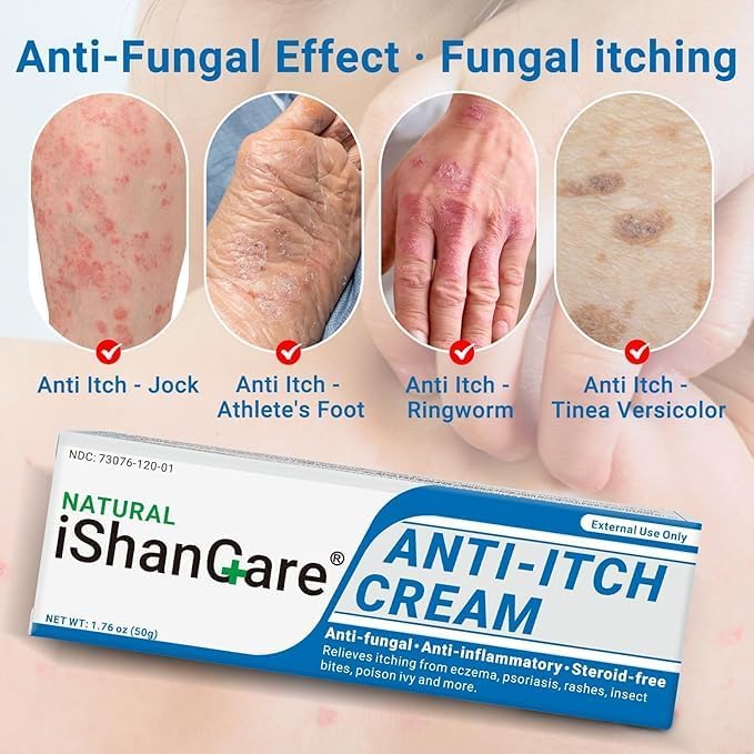 ishancare Anti Itch Soothing Cream Extra Strength Skin Itch Relief Ointment - Image 4