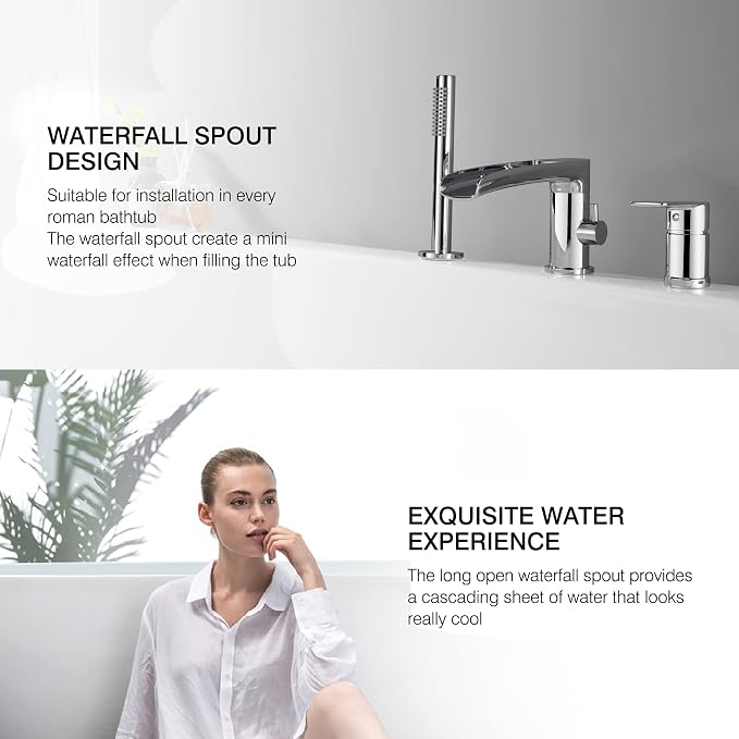 TapLong Waterfall Roman Tub Faucet - Image 6