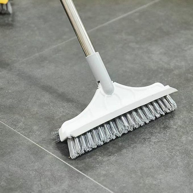 2 in 1 Cleaning Floor Scrub Brush Floor Brush Scrubber New Upgraded 53.5" Long - Image 2
