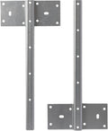 Fittes Heavy Duty Steel Floating T Shelf Bracket Mount 12 Inch 2 Pack, Holds up by Fittes