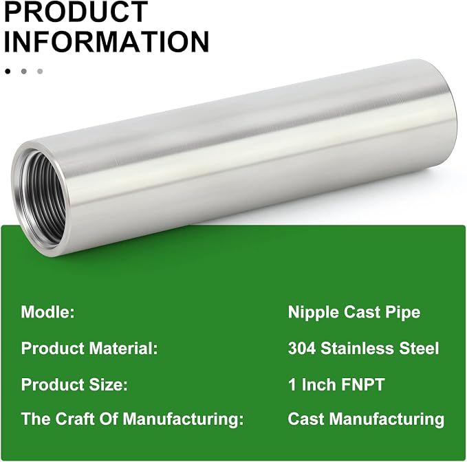 TAISHER 2PCS Stainless Steel Pipe Fittings - Image 5