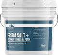 Earthborn Elements Cashmere Vanilla & Peach Epsom Salt 8 lb, One Gallon Bucket by EarthbornElements