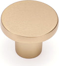 Ravinte 15 Pack Cabinet Knobs Champagne Gold Kitchen Cabinet Knobs Round by Ravinte