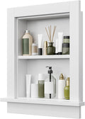 Wood Recessed Wall Niche, Wooden Medicine Cabinet by REYOXCEL