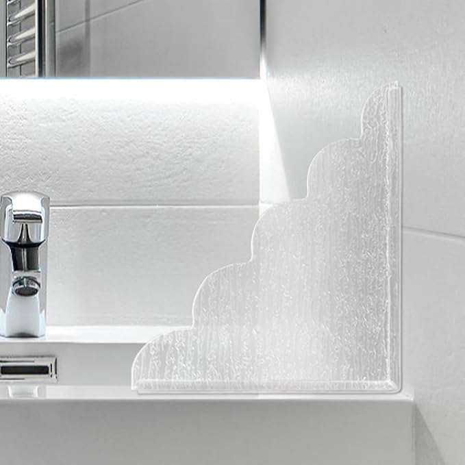 2 PCS Shower Splash Guard for Tub Corner, Self-Adhesive Shower Guards to Keep - Image 7