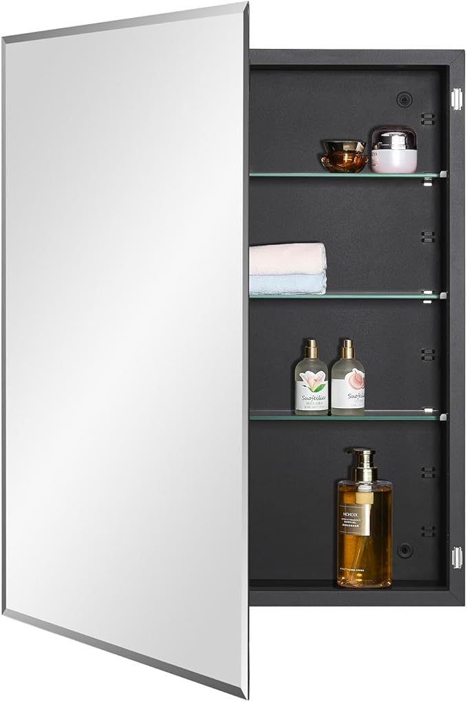 Black Bathroom Medicine Cabinet by MedicineCabinetsMirrors
