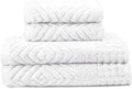 Texere 100% Organic Cotton Diamond Jacquard 700 GSM Luxury Bath Towel Sets by TexereSilk