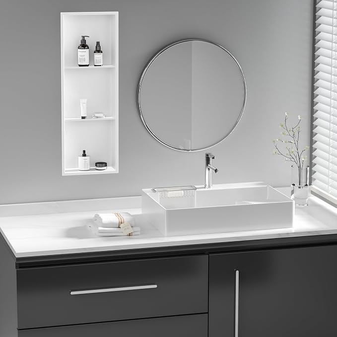 Neodrain 12X36 Inch Shower Niche, Waterproof Wall Shelf - Image 7