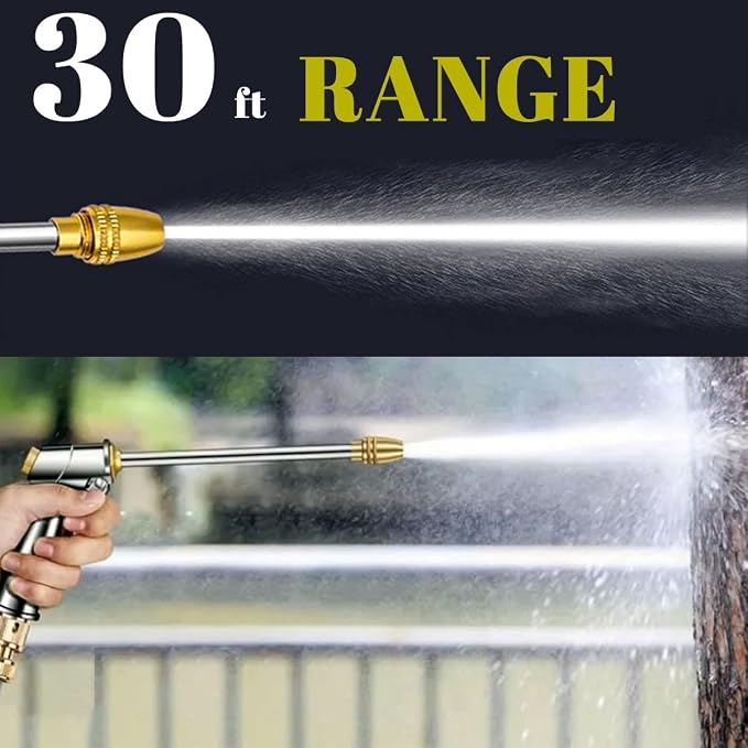 Garden Hose Nozzle Sprayer High Pressure Garden Hose Nozzle Heavy Duty Water - Image 6