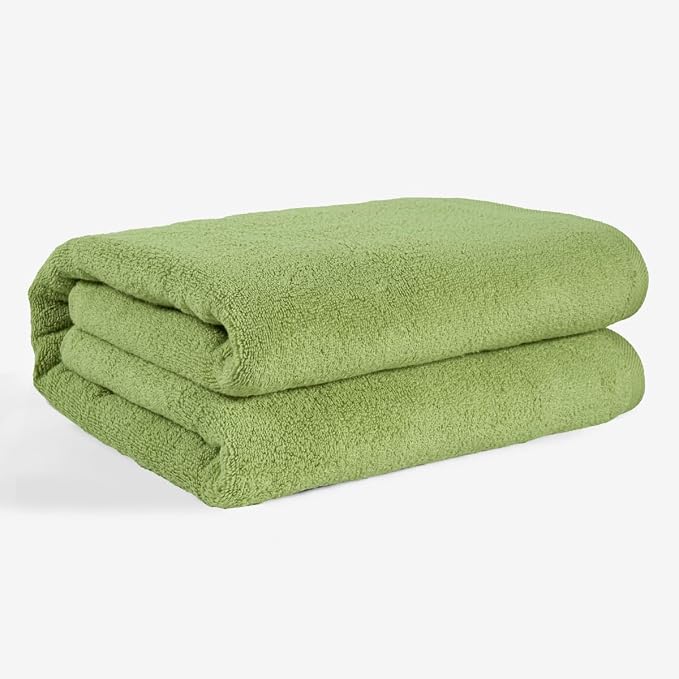 SALBAKOS 100% Turkish Cotton Jumbo Bath Sheet Towel Oversized 40x80 inch | - Image 4