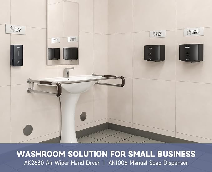 AIKE Wall Mount Liquid Soap Dispenser - Image 4