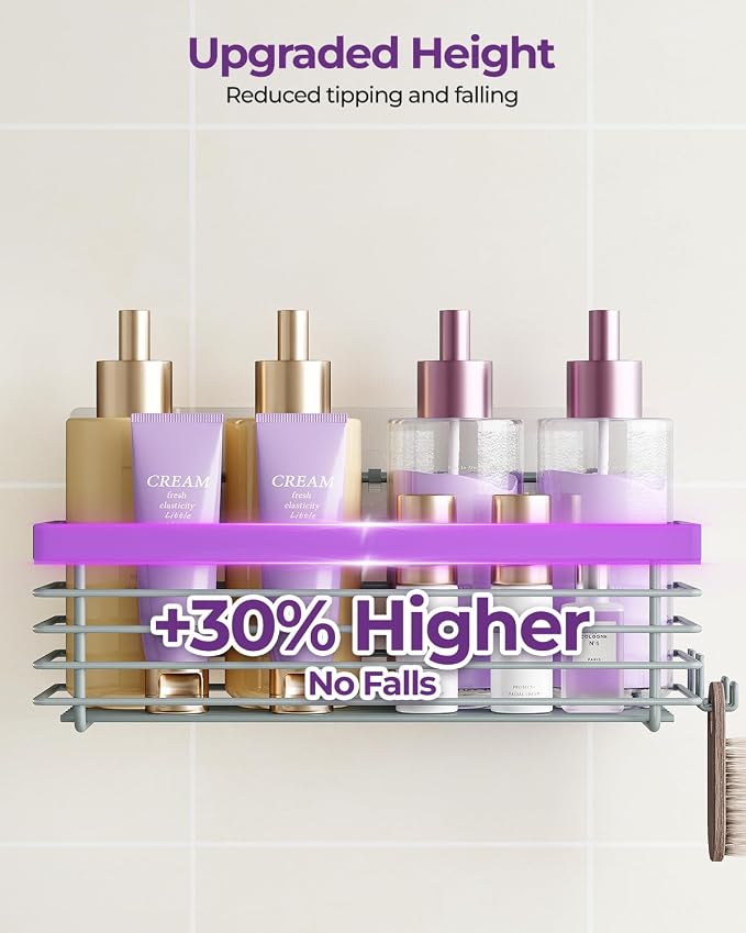 ODesign Shower Caddy 3 Pack SUS304 Stainless Steel-No Drilling-Shower Bathroom - Image 4
