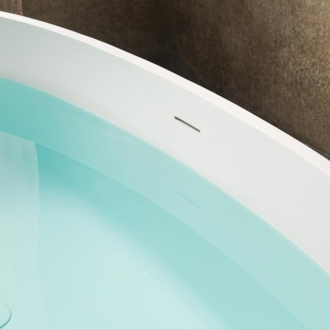 WOODBRIDGE 55 in. x 30.75 in. Stone Resin Luxury Contemporary Solid Surface - Image 10