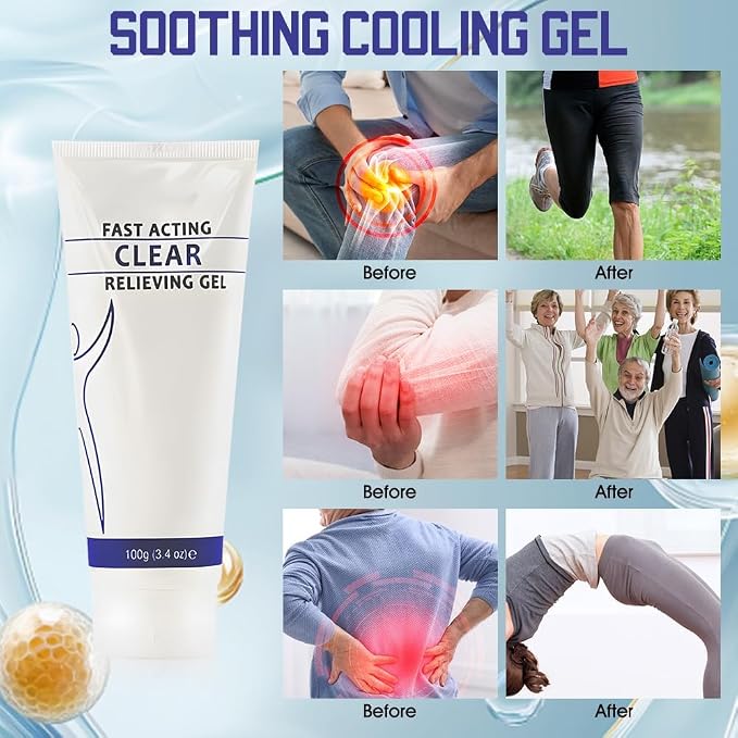 Soothing Cooling Gel 100g, Relieving Body, Pain Relieving, Sports Soothing - Image 5