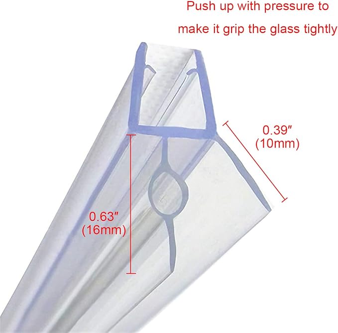 Frameless Shower Door Bottom Seal - Image 5