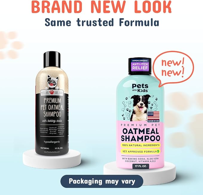 Pets Are Kids Too Oatmeal Dog Shampoo Baking Soda Hypoallergenic Anti Itch - Image 2