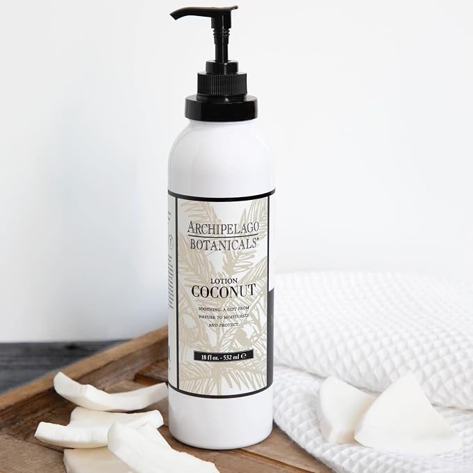 Archipelago Botanicals Coconut Moisturizer, Nourishing Coconut Body Lotion - Image 3