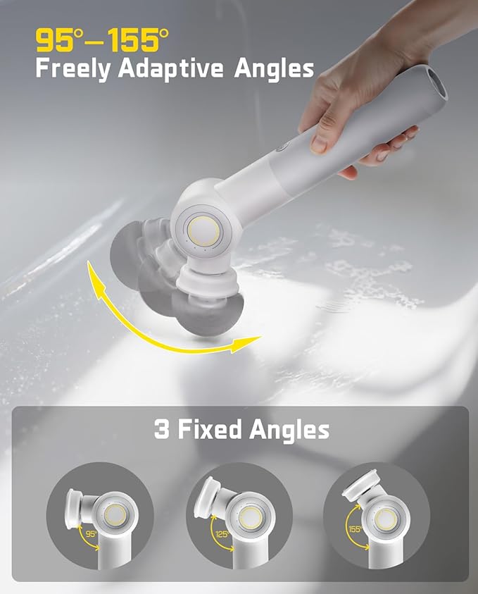 Fanttik Flip G9 Pro Electric Scrubber, VoltiPulse Motor, Dual-Speed Cleaner - Image 4