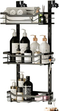 TAILI Hanging Shower Caddy Over The Door Adjustable Hanging Organizer Rack by TAILI