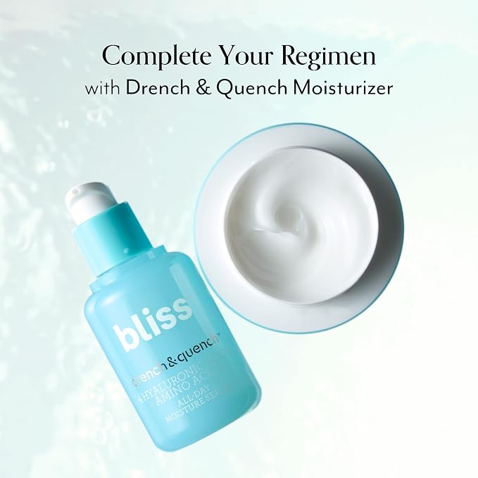 Bliss Hyaluronic Acid Drench & Quench Facial Serum – Hydrating Serum - Image 6