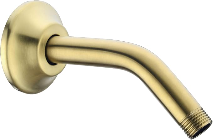 BESTILL Wall Mounted 6 Inch Shower Head Arm, Shower Arm and Flange Included by BESTILL