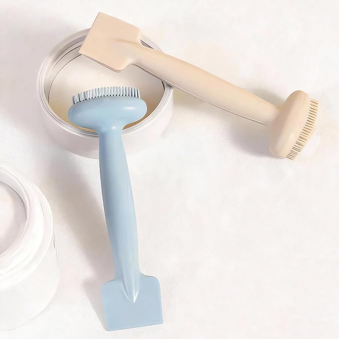 2 Pack Silicone Face Scrubber, 2 in 1 Facial Cleansing Brush & Face Mask by Unknown