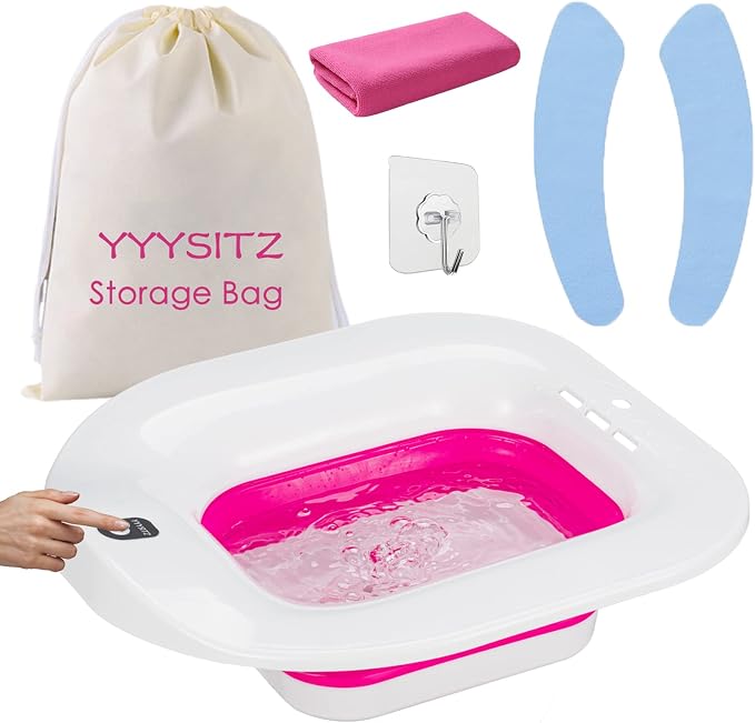 Electric Sitz Bath, Sitz Bath for Hemorrhoids, Sitz Bath for Postpartum Care by YYYSITZ
