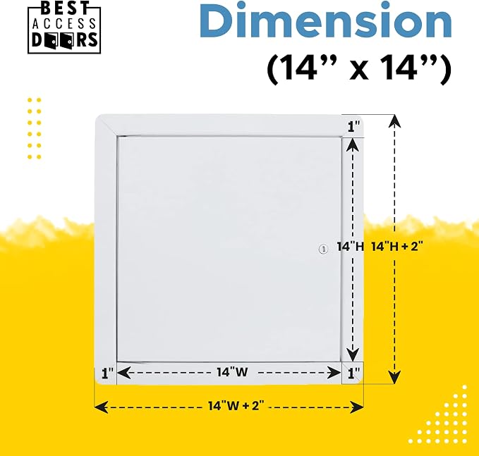 Best 14" x 14" Universal Access Panel – Flush Steel Door - Image 3