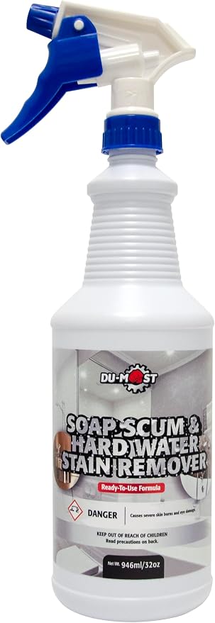 DU-MOST Soap Scum & Hard Water Stain Remover, High Foaming Acid Cleaner Removes by DU-MOST
