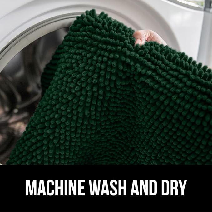 GORILLA GRIP Bath Rug Mat 36x24, Thick Soft Absorbent Chenille, Quick Dry - Image 7